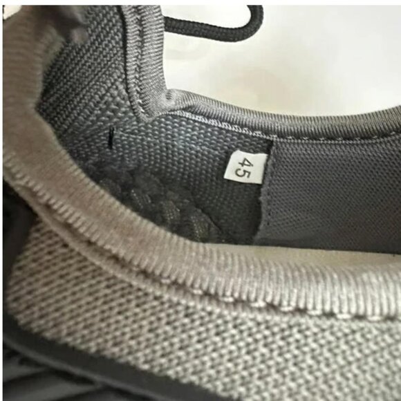 Men’s Grey Black Running Sneakers with Orange Sole – Sporty Lightweight Shoes - Picture 5 of 6